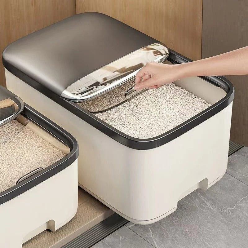 10KG Rice Storage Box Home with Lid