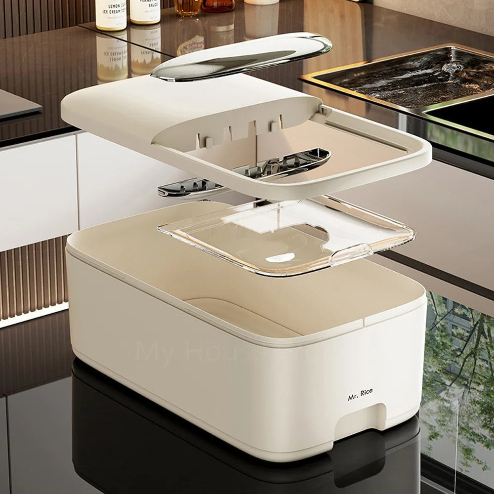 10KG Rice Storage Box Home with Lid