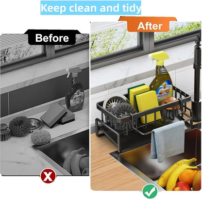 Sponge Holder for Kitchen Sink Kitchen Countertop Organizers