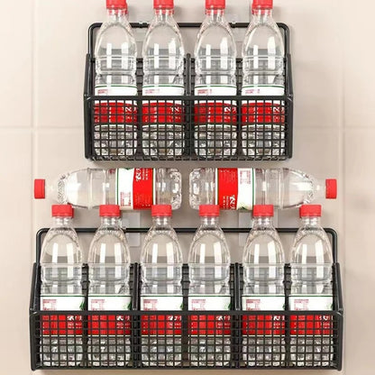 Wall-Mounted Green Onion Ginger Garlic Storage Rack