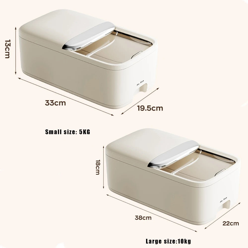 10KG Rice Storage Box Home with Lid