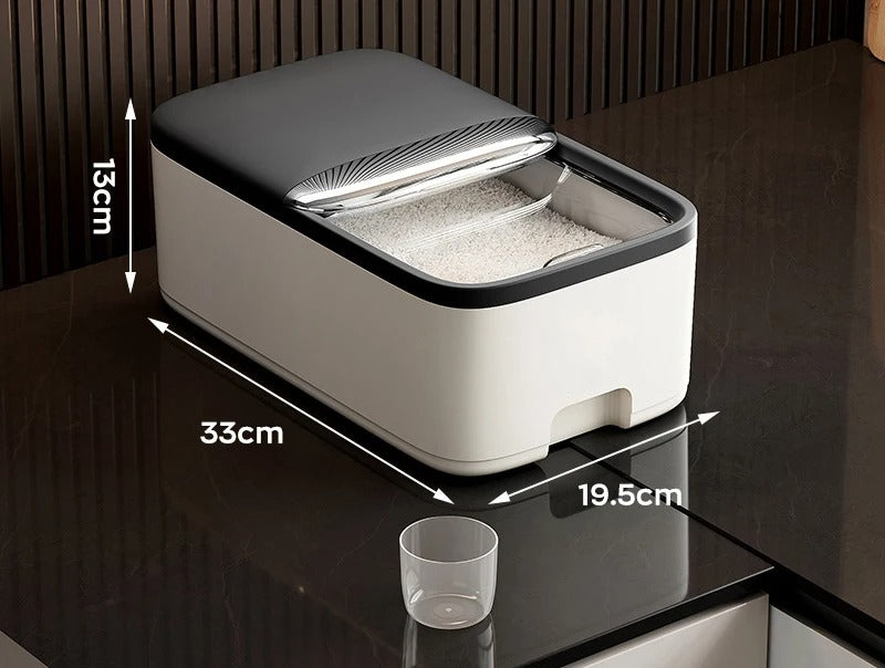 10KG Rice Storage Box Home with Lid